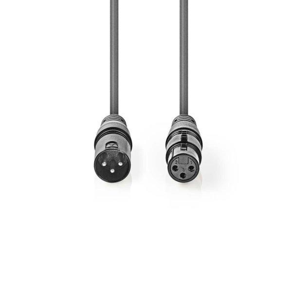 Nedis Balanced Audio Cable 10m Black