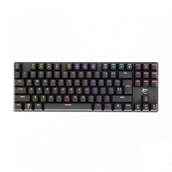 WHITE SHARK COMMANDOS mechanikus (red switch) gamer billentyűzet (angol),
fekete
