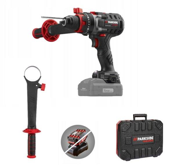 ParkSide Performance PPSBSA 20-Li A1 SOLO 150 Nm X20V akkus ütvefúró,
csavarbehajtó,fúró kofferben, akku és töltő NÉLKÜL