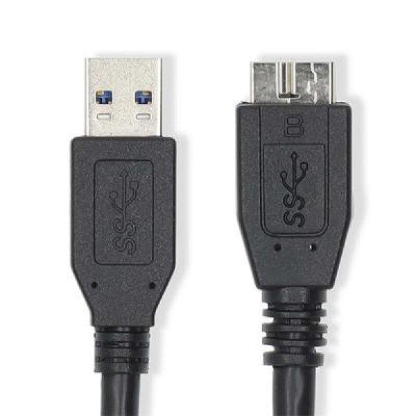 Nedis CCGL61500BK10 USB3.2 - micro-B (micro B) kábel, 5 Gbps, 1m