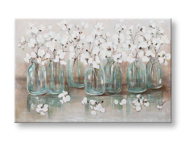 Festett falikép FLOWERS 1 rész YOBCWFFL085 - 120x80 cm | különböző
méretek