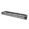 DIGITUS 48port 19" 1U fekete modulris res patch panel