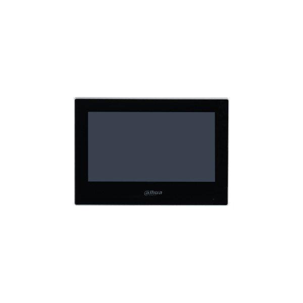 Dahua IP video kaputelefon - VTH2621G-WP (beltéri egység, WiFi, 7" touch
screen, 1024x600, PoE, SD, I/O, H.265, fekete)