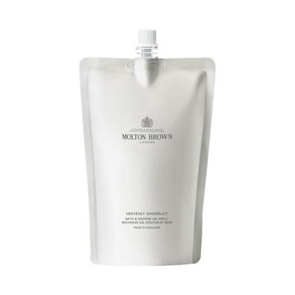 Molton Brown Csere utántöltő tusfürdőhöz Heavenly Gingerlily (Bath &
Shower Gel Refill) 400 ml