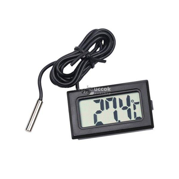 Digitális sütőhőmérő LCD kijelzővel - Elektronikus hőmérő sütőhöz -
Sütő hőfokmérő - Digitális hőmérő sütőhöz