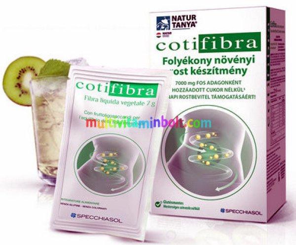 Cotifibra Bélradír 1 db 60 ml ivótasak 7000 mg prebiotikus rost tartalom
tasakonként - Specchiasol 