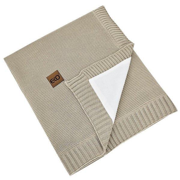 EKO Bambusz takaró szőrme béléssel Beige 100x80 cm