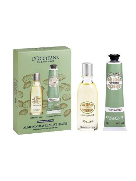 L'Occitane en Provence Testápoló ajándékcsomag Almond Travel Must Haves