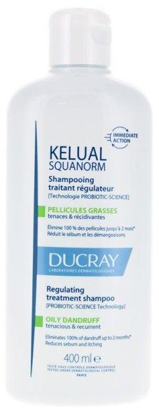 Ducray Sampon a zsíros korpa kezelésére Kelual Squanorm (Regulating Treatment
Shampoo) 400 ml