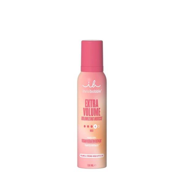 Invisibobble Volumennövelő hajhab Extra Volume (Volumizing Mousse) 150 ml