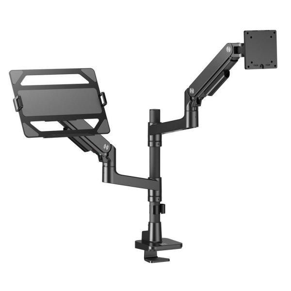 ACT AC8341 Single Monitor Arm and Laptop Arm Office Premium with Gas Spring Pole
Mounted