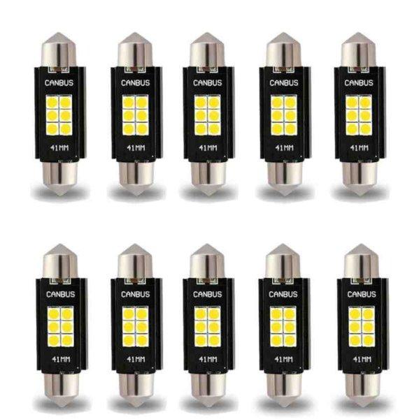 LED 39mm-6 SMD szofita CANBUS 12-24V (RSJ-306SMD-39) 10db/csomag 21264