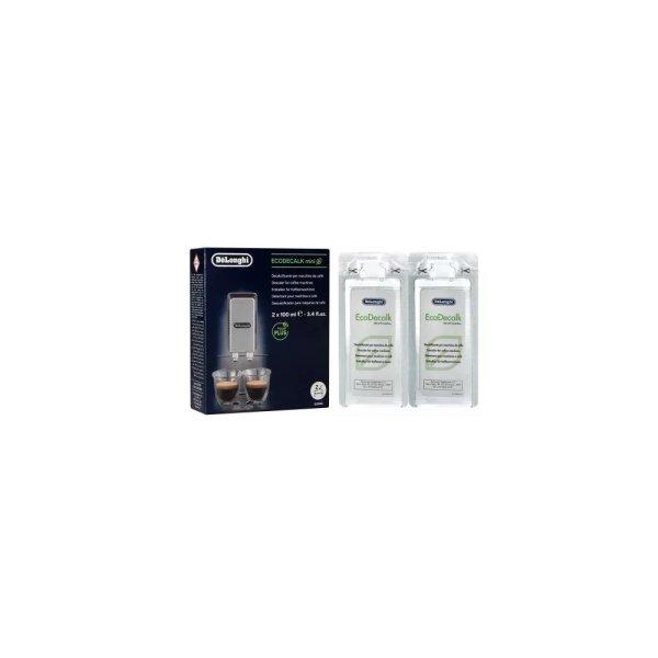 Vízkőoldó folyadék 2 x 100 ml Delonghi automata és presszó kávégépekhez
DeLonghi Eco Decalk mini