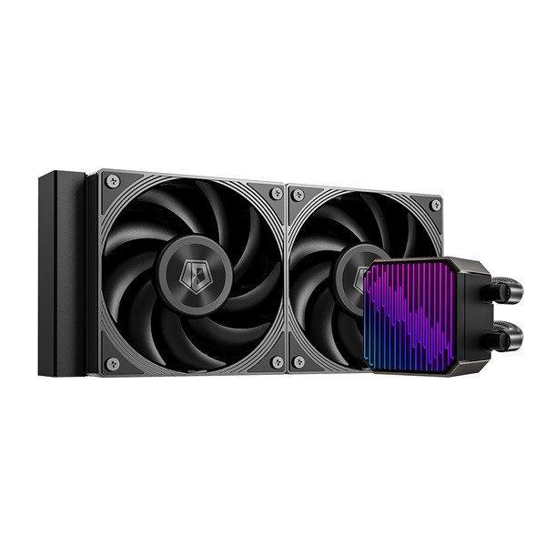 ID-Cooling CPU Water Cooler - DX240 MAX (35.2dB; max. 144,41 m3/h; 2x12cm,
fekete)