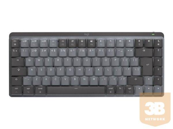 LOGITECH MX Mechanical Mini for Mac Minimalist Wireless Illuminated Keyboard -
SPACE GREY - (US) INTL - EMEA