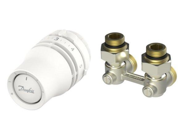 DANFOSS H blokk+klapp termosztátfej REDIA RA (sarok)