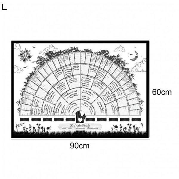 Családfa diagram #L méret
