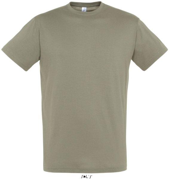 Uniszex REGENT kereknyakú rövid ujjú pamut póló, SOL'S SO11380,
Khaki-XL