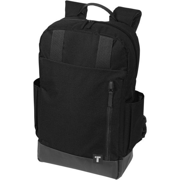 15.6"-es laptop hátizsák, fekete