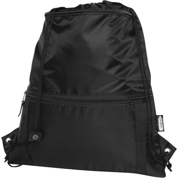 Adventure újrahasznosított tornazsák, 9L, fekete