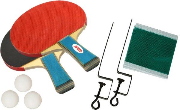 Pingpong szett hálóval, 2 ütő + 3 labda – ENERO