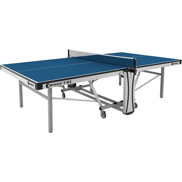 Pingpongasztal, kék, verseny, beltéri – Sponeta S7-63 Profiline 