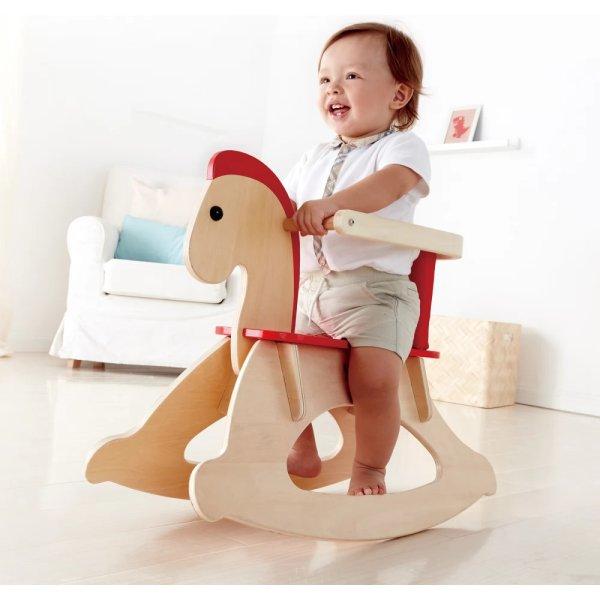 Hintaló fa, biztonsági karfával – Hape, 10 hó+