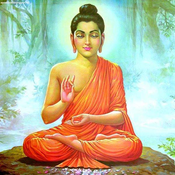 Mandala hűtőmágnes - Buddha