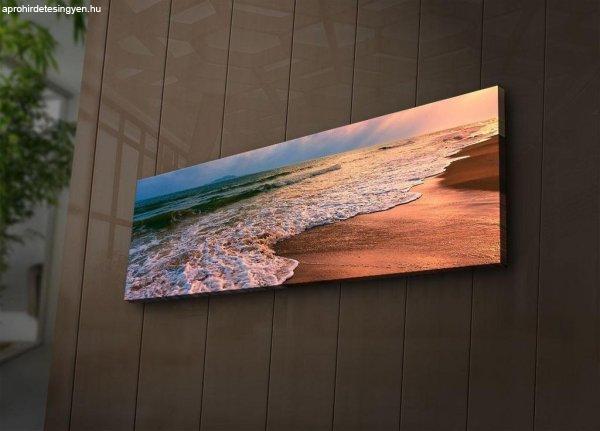 LED-es megvilágítású vászon falikép, többszínű - - Butopêa