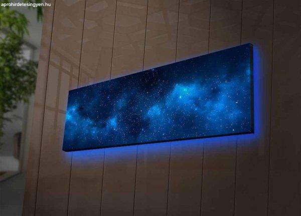 LED-es megvilágítású vászon falikép, többszínű - - Butopêa