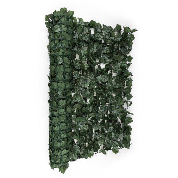 Blumfeldt Fency Dark Ivy, sötétzöld, borostyán, kerítés, védelmet nyújt
a kíváncsi tekintetekkel és a széllel szemben, 300 x 100 cm