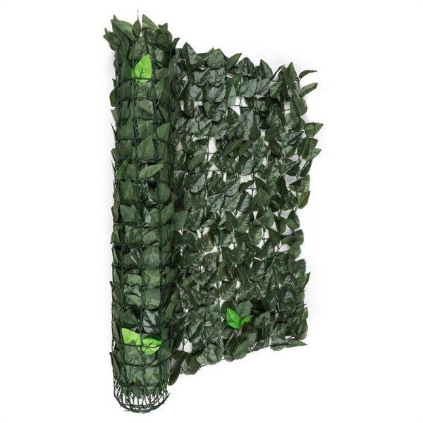 Blumfeldt Fency Dark Leaf, sötétzöld, mix, kerítés, védelmet nyújt a
kíváncsi tekintetekkel és a széllel szemben, 300 x 150 cm