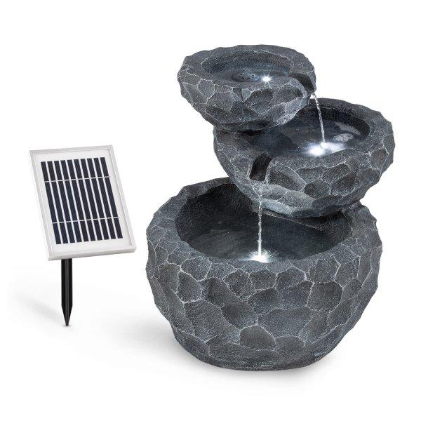 Blumfeldt Murach napelemes vízesés szökőkút, akkumulátor, 2 W szolár
panel, 3 LED