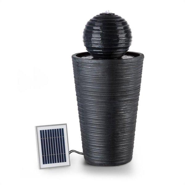 Blumfeldt Liquitorre XL, napelemes szökőtkút, 200 l/óra, szolár panel, 2 W,
akkumulátor, LED, polyresin