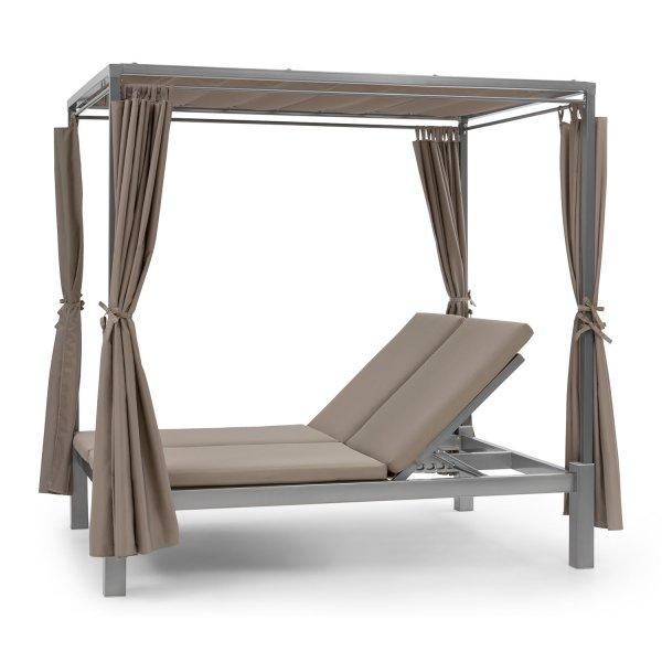 Blumfeldt Eremitage Double Sunbed, kétszemélyes napozóágy, napellenző
tető, taupe
