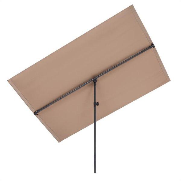 Blumfeldt Flex-Shade XL, napernyő, 150 x 210 cm, poliészter, UV 50,
szürkésbarna