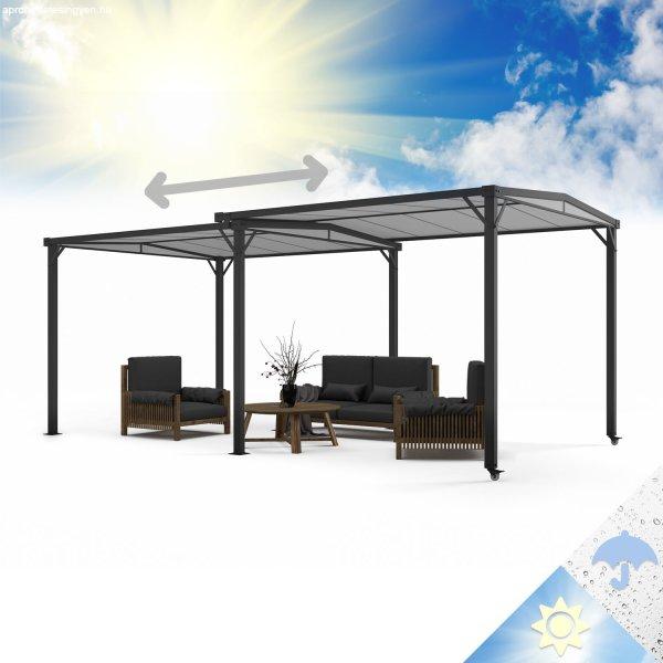 Blumfeldt Pantheon Cortina Solid Sky Expand, pavilon, 3 x 2,5 x 3 m, alumínium,
antracit
