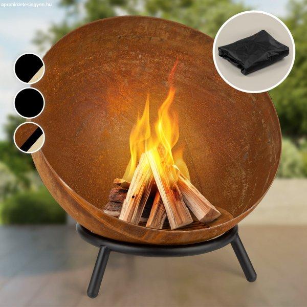 Blumfeldt Fireball Rust, tűzrakóhely, Ø 60 cm, kidönthető rostély,
rozsdás megjelenés
