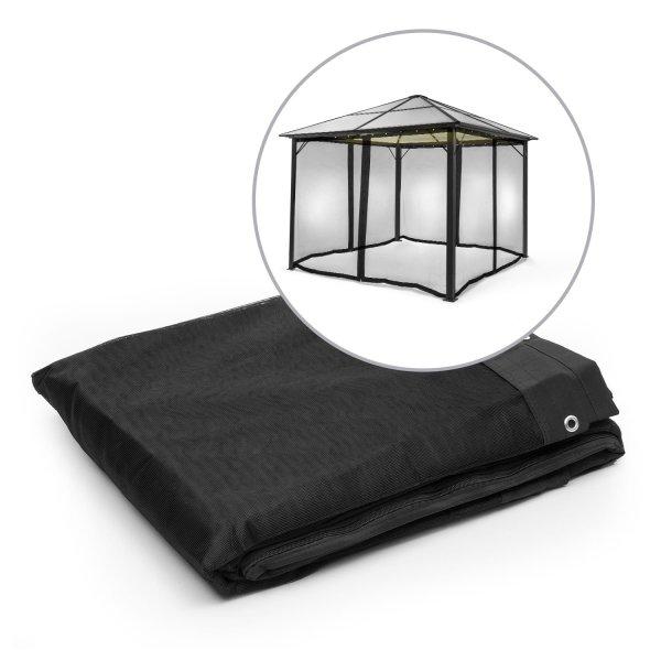 Blumfeldt Pantheon Solid Sky Ambient Solar, oldalfalak, 3 × 3 m,
szúnyoghálóval