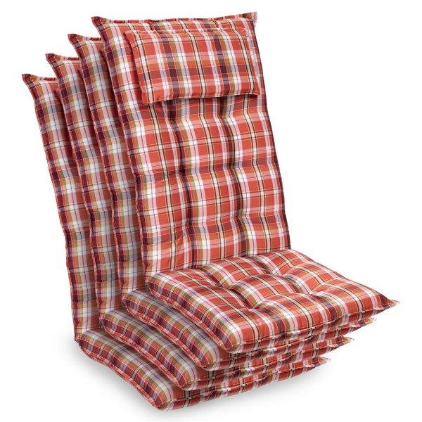 Blumfeldt Sylt, üléspárna, üléspárna székre, magas háttámla, párna,
poliészter, 50 x 120 x 9 cm, 4 x alátét