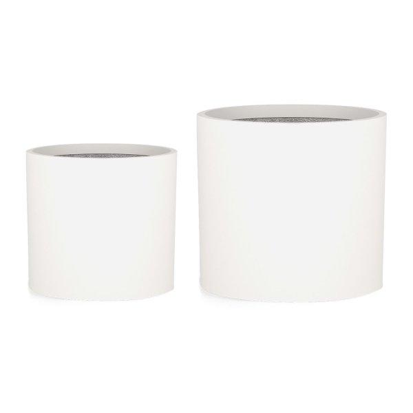 Blumfeldt Gendt, virágcserép, felső virágcserép, 2 db-os készlet, L / XL
méretek, fiberstone, beltér / kültér