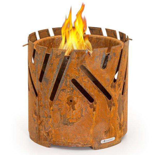 Blumfeldt Crown, 3 az 1-ben tűzrakóhely, Ø 46 cm, víz- és fagyálló,
grilllap, grillrács, bambuszlap