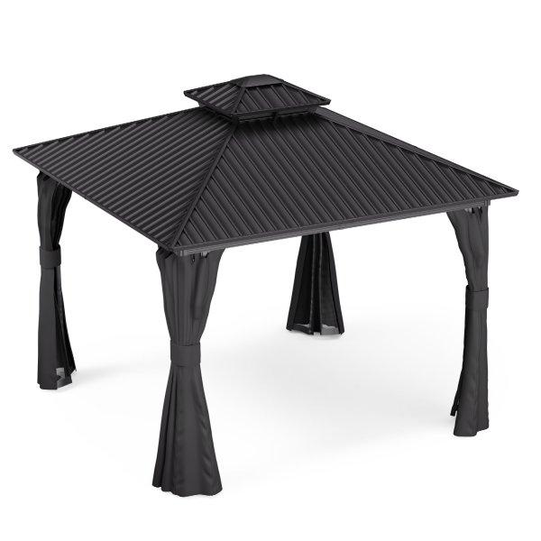 Blumfeldt ShadeFortress, pavilon, 3 x 3 m, horganyzott acél tető, véd a nap,
eső és szél ellen