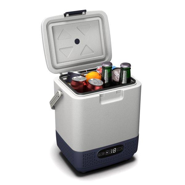 Klarstein SwiftFrost 12L hűtőtáska, 12V-24V/230V, -20 °C-ig, kompresszor, 2
teljesítményszint, LED kijelző