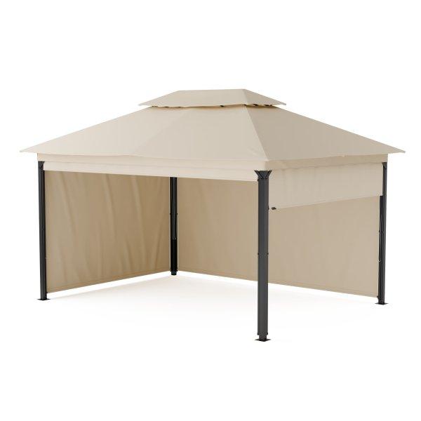 Blumfeldt Grandezza Cortina kerti pavilon 3x4 m, időjárásálló, porfestett,
oldalsó redőnyök