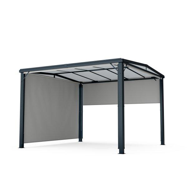 Blumfeldt Pantheon Cortina Solid Sky Pergola 3x3, időjárásálló, porszórt,
oldalsó panelek