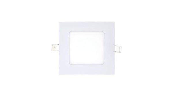 LED panel beépíthető négyzet 6W 2700K