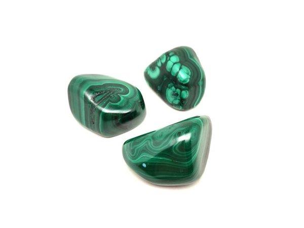 Malachit dobcsiszolat 5-6cm DB (piros pötty)