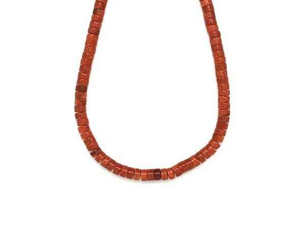 Goldstone vörös korong 4-5x2-3mm