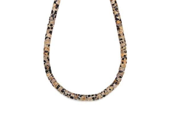 Jáspis dalmata korong 4-5x2-3mm